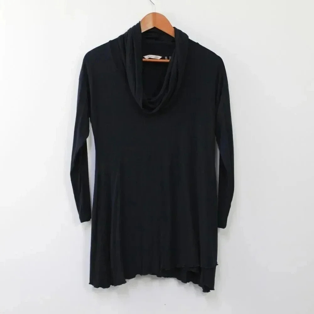 Soft surroundings light knit cowl neck tunic